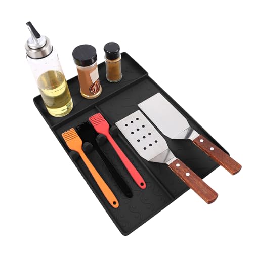 BBQ Mat – BBQ Grill Mat | Matte Spatel für Grill im Freien | Griddle Spatel Pad Grills | Silikonroste | Silikon-Pad mit Katzenatmung BBQ Mat – BBQ Grill Mat | Matte Spatel für Grill im Freien | Griddle Spatel Pad Grills | Silikonroste | Silikon-Pad mit Katzenatmung von Générique