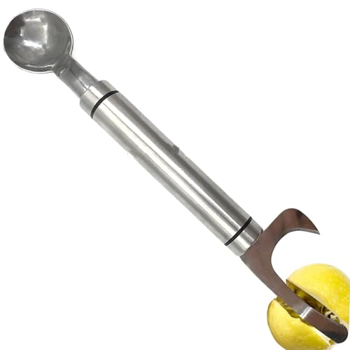 Baller Scoop, Obstlöffel und Baller, Passionsfrucht-Öffner, Mellon Ball Scoop – Zitronen-Extraktor, Küchenhelfer, Wassermelonenlöffel, Humanisierter Obstschäler für Zuhause von Générique