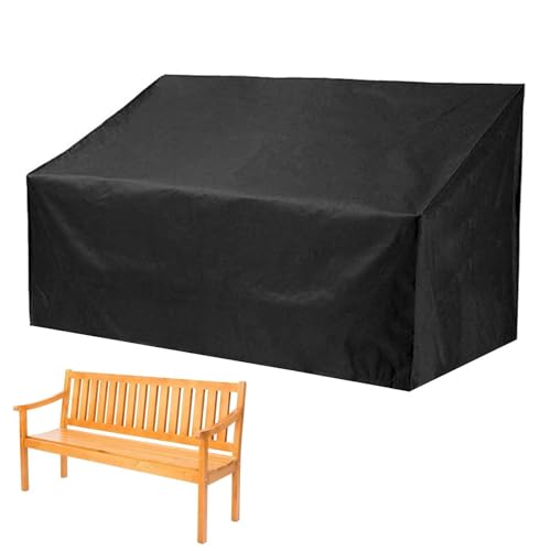 Bankaufdeckung - Gartenbankabdeckung - Liebessitzabdeckung 134cm - Outdoor Möbelschutz aus wasserdichtem Oxford-Gewebe mit UV-Beschichtung | Silberabdeckung schwarz in s Bankaufdeckung - Gartenbankabdeckung - Liebessitzabdeckung 134cm - Outdoor Möbelschutz aus wasserdichtem Oxford-Gewebe mit UV-Beschichtung | Silberabdeckung schwarz in s von Générique