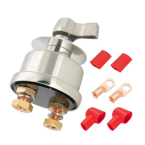 Batterie-Isolator-Set, Hochstrom-Batterietrennung, Hochstrom-Batterie-Isolator auf 300 A | Robuster Wärmepin, Ersatzgeräte, Repa-Zubehör Batterie-Isolator-Set, Hochstrom-Batterietrennung, Hochstrom-Batterie-Isolator auf 300 A | Robuster Wärmepin, Ersatzgeräte, Repa-Zubehör von Générique