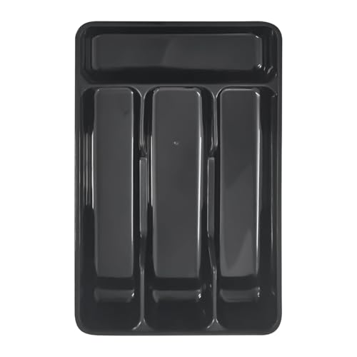 Besteckschubladen-Organizer – Besteckschubladen-Organizer | Bestecktablett für Schublade | Kameraden-Halter mit 4 Fächern für Küchengabeln Küchenschrank von Générique