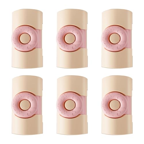 Bettlakenclip – 6 Stück | zylindrische Donut-Matratzen-Grippers | Bettblatt-Ordner ohne Verrutschen | Enge, feste Blattclips für Verpackungsbeutel, Kleidung, C von Générique