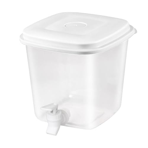 Beverage Dispenser mit Spigot – Getränkespender | 3,5 l kalte Wassergalle, Trinkblase, Cold Kettle, Multipurpose Fridge Water Kettle Container tragbar für Saft, Eistee, Zitrone von Générique