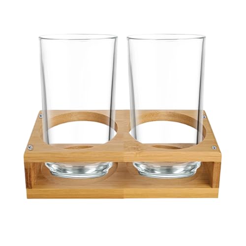 Bier-Weinbett Ständer – Doppelschlitz-Serve Rack für Getränke und Gewürzgläser | Küchen-Organizer für die Küche des Raumes, Theken-Aufbewahrungsregal für das Schlafzimmer Bier-Weinbett Ständer – Doppelschlitz-Serve Rack für Getränke und Gewürzgläser | Küchen-Organizer für die Küche des Raumes, Theken-Aufbewahrungsregal für das Schlafzimmer von Générique