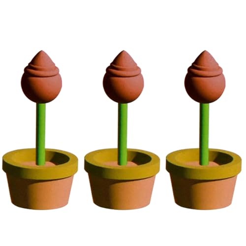 Blumentopf aus unvollendetem Holz – bemalbare Blumentöpfe | Tisch-Blumenornament | Blumentopf aus Holz im für Kunst- und Handwerksschule, Haus, Manteldekoration von Générique