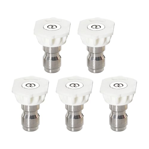 Buzle Waschdüse, 5 x Turbodüse, einfache Installation, verschleißfeste Sprühspitze für Garten, Hof, Einfahrten und Terrassen Buzle Waschdüse, 5 x Turbodüse, einfache Installation, verschleißfeste Sprühspitze für Garten, Hof, Einfahrten und Terrassen von Générique