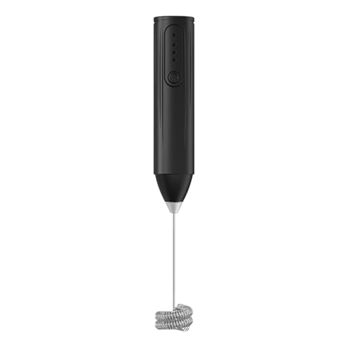 Café Batche – Wiederaufladbarer Handbesen, Mixer mit 3 Geschwindigkeitsstufen | Küchenwerkzeug mit Edelstahlkopf für Latte, Cappuccino, heiße Schokolade, Milchschaum, Gebäck, Fleck Café Batche – Wiederaufladbarer Handbesen, Mixer mit 3 Geschwindigkeitsstufen | Küchenwerkzeug mit Edelstahlkopf für Latte, Cappuccino, heiße Schokolade, Milchschaum, Gebäck, Fleck von Générique