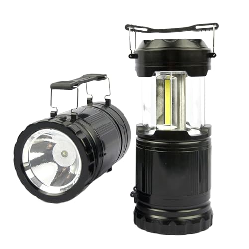 Camping Lantern – Langlebiges und robustes Außenlicht | Tragbare Taschenlampe faltbar mit Haken und Griff | Helligkeit verstellbar, hohe Helligkeit für das Überleben im Freien, Jagd Camping Lantern – Langlebiges und robustes Außenlicht | Tragbare Taschenlampe faltbar mit Haken und Griff | Helligkeit verstellbar, hohe Helligkeit für das Überleben im Freien, Jagd von Générique