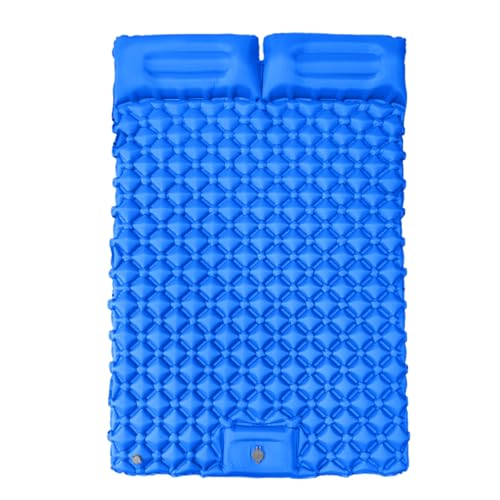 Camping Sleeping Pad – Camping | Luftschlafmatte | Aufblasbare Schlafmatte mit Kissen | Integrierte Fußpumpe für das Bett | tragbare Wanderausrüstung Camping Sleeping Pad – Camping | Luftschlafmatte | Aufblasbare Schlafmatte mit Kissen | Integrierte Fußpumpe für das Bett | tragbare Wanderausrüstung von Générique