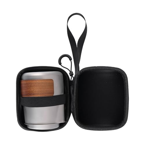 Camping aus Edelstahl Kettle – kompakter Tee-Tee für den Außenbereich, leichtes Picknick | sprudelndes Design, langlebiger Wasserkocher mit doppelter Schicht, tragbares Reise-Küchenset von Générique