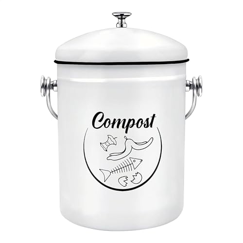 Can Kitchen Geruchsneutral, 5 l, für die Küche / für Obst und , rostbeständige Schaufel für den Innenbereich, in Bauernhofform Can Kitchen Geruchsneutral, 5 l, für die Küche / für Obst und , rostbeständige Schaufel für den Innenbereich, in Bauernhofform von Générique