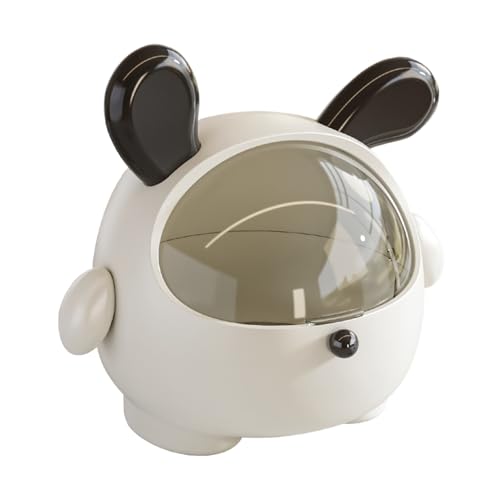 Can Thekenpuppe, Badezimmer-Mülleimer mit Deckel | Cartoon Tier niedlicher kleiner Mülleimer mit Deckel | ästhetische Mehrzweck-Aufbewahrungskörbe für Theken, m von Générique