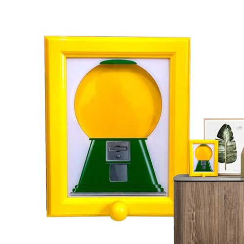 Candy Dispenser Picture Frame, Rotating Gumball Dispenser, Multi-Purpose Decorative Display, Easy Refill Design, Functional Wall Art, for Living Room, Studio, Or Decor Candy Dispenser Picture Frame, Rotating Gumball Dispenser, Multi-Purpose Decorative Display, Easy Refill Design, Functional Wall Art, for Living Room, Studio, Or Decor von Générique