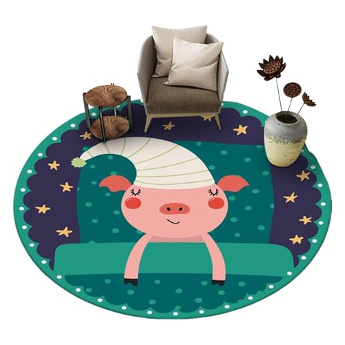 Cartoon-Teppich für Schlafzimmer, Cartoon-Teppich – rutschfeste Fußmatte für Küche | dekorativer Bodenteppich aus Hartholz, 31,5 x 31,5 Zoll, für Wohnzimmer, Arbeitszimmer, Eingangsbereich Cartoon-Teppich für Schlafzimmer, Cartoon-Teppich – rutschfeste Fußmatte für Küche | dekorativer Bodenteppich aus Hartholz, 31,5 x 31,5 Zoll, für Wohnzimmer, Arbeitszimmer, Eingangsbereich von Générique