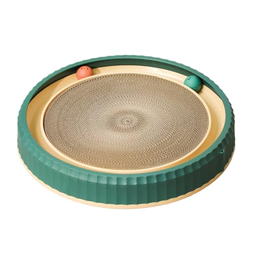Cat Bratching Board – Cardboard Cat Scratcher | Kratzfeste Kratzmöbel, Kätzchenmöbel mit 2 Spielbällen für interaktive Unterhaltung, aktive Erholung Cat Bratching Board – Cardboard Cat Scratcher | Kratzfeste Kratzmöbel, Kätzchenmöbel mit 2 Spielbällen für interaktive Unterhaltung, aktive Erholung von Générique