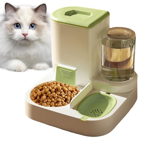 Cat Gravitys Feeder | 2 PB bis 1 Haustier und Wasserspender | Automatische und Aquarelle Fütterung für Haustiere | Automatisches Fütterungssystem für Haustiere von Générique