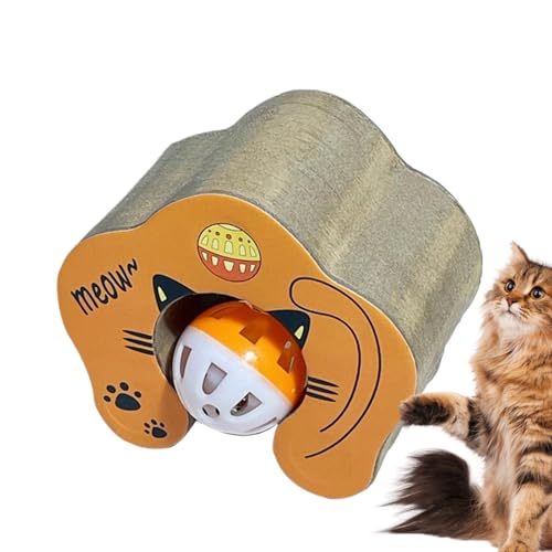 Cat Scratch Board – Cat Scratch Board | Kratzbrett für Katzen | Cat Scratching Pads | Cat Scratching Post mit Glöckchen | Katzenkratzer | Möbelschutz für Katzen, Kätzchen von Générique