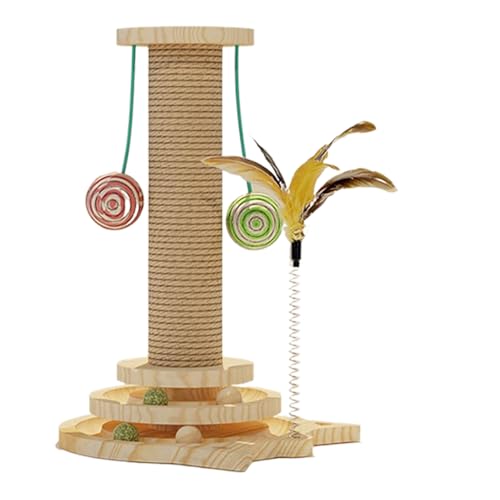 Cat Scratch Post – Cat Scratching Post | Sisal Scratcher | interaktiv wiederverwendbar Anti-Kitting Kitten Spielzeug für Heimübungen fördert die Übung des Kätzchens Cat Scratch Post – Cat Scratching Post | Sisal Scratcher | interaktiv wiederverwendbar Anti-Kitting Kitten Spielzeug für Heimübungen fördert die Übung des Kätzchens von Générique