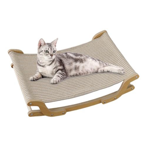Cat Sisal Chair – Cat Beach Chair | Schaukelsofa für Kätzchen | Kühlbox für Haustiere | Schaukelstuhl für Katzen aus Holz verstellbar mit Sisalkratzer | Comp Fahrer Cat Sisal Chair – Cat Beach Chair | Schaukelsofa für Kätzchen | Kühlbox für Haustiere | Schaukelstuhl für Katzen aus Holz verstellbar mit Sisalkratzer | Comp Fahrer von Générique