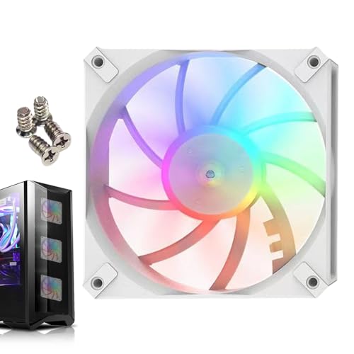 Computer-Lüfter – Kühlgehäuse-Lüfter | RGB Slim Slim CPU-Kühlerfilter für den Bau von Gaming-PCs zu Hause, Werkzeug zur Optimierung des Luftstroms von Générique