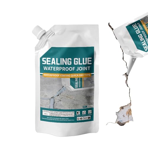 Concrete Crack Filler, 500 ml, wasserfester Reparatur, 20 x 13 cm, starker Klebstoff, Quick Drying Leak Preventer für Küche, Garage, Ecken, Böden, Driveway und Basement von Générique