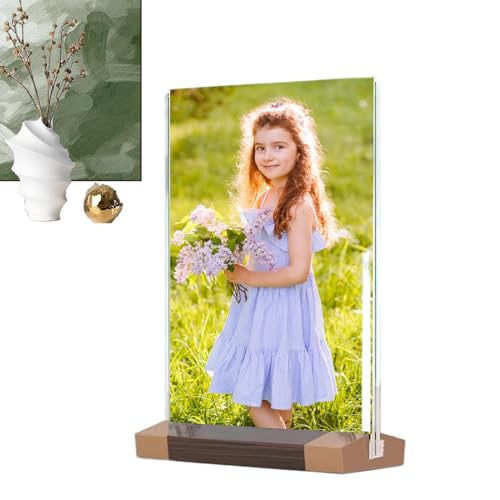 Cornices Set rustikaler dekorativer Holzrahmen | transparentes Acryl mit einer soliden Basis, moderner Ständer für Erinnerungsfotos, Urkunden, Flyers Steckdosen Cornices Set rustikaler dekorativer Holzrahmen | transparentes Acryl mit einer soliden Basis, moderner Ständer für Erinnerungsfotos, Urkunden, Flyers Steckdosen von Générique