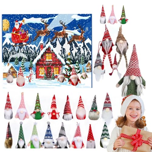 Countdown-Kalender Weihnachtsmann | 24 Tage Adventskalender Weihnachten | Innendekoration für Haus, Büro, Klassenzimmer | Partydekoration Thanksgiving Tisch Countdown-Kalender Weihnachtsmann | 24 Tage Adventskalender Weihnachten | Innendekoration für Haus, Büro, Klassenzimmer | Partydekoration Thanksgiving Tisch von Générique