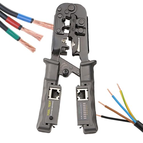 Crimpzange für Kabel, Kabelschneider, Schneidwerkzeug mit ergonomischem Griff, für Haus & Werkstatt Crimpzange für Kabel, Kabelschneider, Schneidwerkzeug mit ergonomischem Griff, für Haus & Werkstatt von Générique