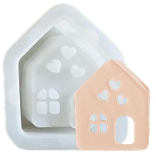 Home Silikonform, Silikonformen für Zuhause, kleine Kerzen in Hausform, Silikonformen, Gipsharz-Formen, Schnelllöse-Seifen von Générique