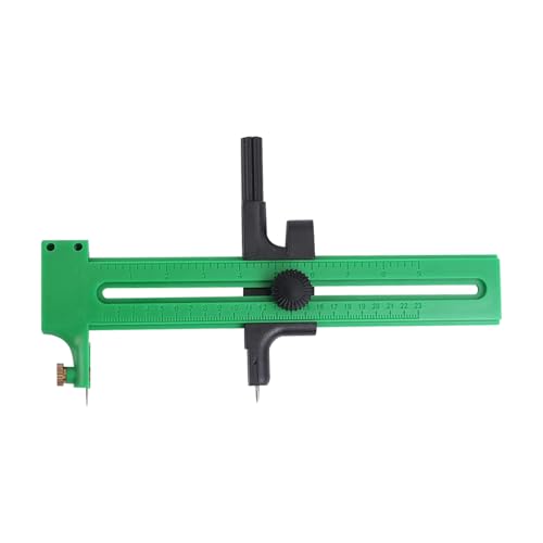 DREHBARER KOMPASSSCHNEIDER - Multipolutional Circle Trimmer, Spitz Einstellmesser | Craft Paper Slicer, Professional DIY Cutting Tool, Clas Modellherstellungsgerät von Générique