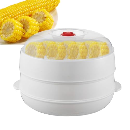 -Dampfgarer Mikrowelle mit Deckel und Tablett – Kartoffeldampf für Mikrowelle – Heizbehälter für Kartoffeln, Fleisch, Mais, Schluchten, verschiedene Gerichte von Générique