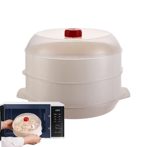 Dampfgarer – Temperaturbeständigkeit 20 – 100 °C | doppellagiges Dampfpapier für Gemüse | Dampfgarer für Mikrowelle Reis Vegetable Fism Backfest von Générique