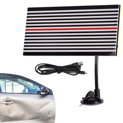Dellenreflektorkarte – Reparaturbrett für Dellen | USB 5 V gestreifter Reflektor mit LED-Leitung und Lichtgitter | Kfz-Wartung für die Limousine zur Reparatur von Hagelschäden, V Dellenreflektorkarte – Reparaturbrett für Dellen | USB 5 V gestreifter Reflektor mit LED-Leitung und Lichtgitter | Kfz-Wartung für die Limousine zur Reparatur von Hagelschäden, V von Générique