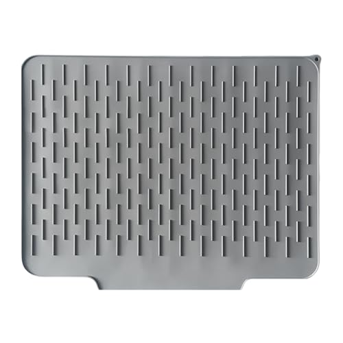 Dish Drying Matte, Küchenmatte, Silikon, zum Trocknen, 40 x 40 cm, hitzebeständig, Quick-Dry-Design, rutschfestes Abtropfgestell für Teller, Cutlery, Babyflaschen, Apartment Use Dish Drying Matte, Küchenmatte, Silikon, zum Trocknen, 40 x 40 cm, hitzebeständig, Quick-Dry-Design, rutschfestes Abtropfgestell für Teller, Cutlery, Babyflaschen, Apartment Use von Générique
