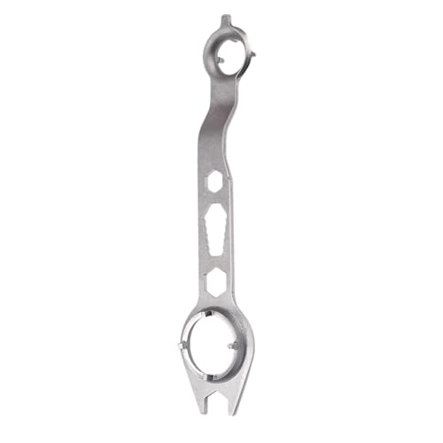 Doppelkopf-Gartenfräse – Doppelkopf-Ohrmuschel mit 4 Krallen | Doppelwinkelschleifer Spanner | Spanner mit hoher Härte für professionelles Wartungszubehör für die Demontage Doppelkopf-Gartenfräse – Doppelkopf-Ohrmuschel mit 4 Krallen | Doppelwinkelschleifer Spanner | Spanner mit hoher Härte für professionelles Wartungszubehör für die Demontage von Générique