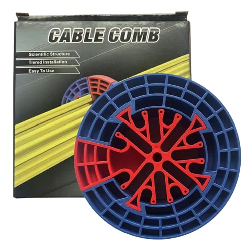 Dresser Kabel – Kabeltrommel | Kabelmanagement Tool für Datenkabel | Pull and Roll-Kabel Smoothly Cable Organizing Tool for Comb Any Cable or Wires Ethernet Cable Organizing Gadget von Générique