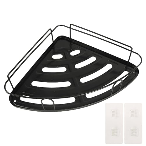 Duschregal Ecke, Duschablage, Eckregal | Dreieckiger Aufbewahrungshalter - Dreieckiger Aufbewahrungshalter ohne Bohren - Duschwandregale mit Klebehaken für Badezimmer Duschregal Ecke, Duschablage, Eckregal | Dreieckiger Aufbewahrungshalter - Dreieckiger Aufbewahrungshalter ohne Bohren - Duschwandregale mit Klebehaken für Badezimmer von Générique