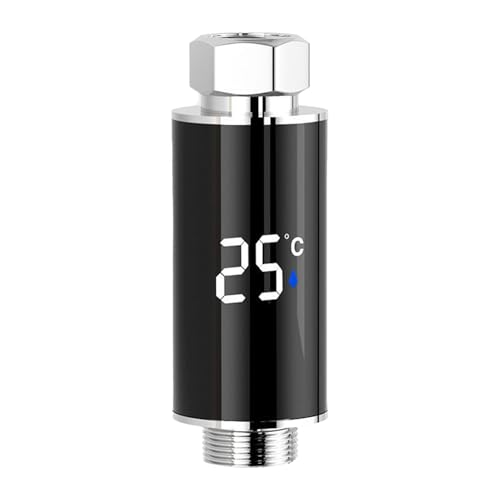 Duschtemperaturanzeige - Smart LCD Wassertemperaturmonitor für die Verwendung im Badezimmer | Duschwärmesensor mit -LED-Anzeige, installati von Générique