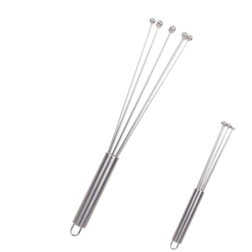 Egg Beater – Handmixer | Milk Frother Handheld | Edelstahl Manueller Mixer Egg Beater | Handmixer zum Backen | Manueller Mixer für effizientes Beating, Stirring, Kitchen Whisking, Stirring von Générique
