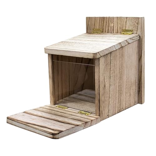 Eichhörnchen-Futterstation aus Holz, Eichhörnchen-Futterstation im Freien, integriertes Design-Dekorationswerkzeug für Zaun, Baum, Garten, Eichhörnchen-Futterstation aus Holz, Eichhörnchen-Futterstation im Freien, integriertes Design-Dekorationswerkzeug für Zaun, Baum, Garten, von Générique