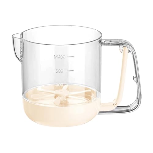 Eierbecher – Eiermischbecher | Sahnemixer mit Skala | Handmixer | Handmixer | Küchengerät mit Schneebesen und Schneebesen, multifunktional von Générique