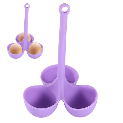 Eierhalter für pochierte Eier, Dampfgarer aus Silikon, hitzebeständig – langlebiges Küchengerät für Eierkocher, mit 3 Gittern Eierhalter für pochierte Eier, Dampfgarer aus Silikon, hitzebeständig – langlebiges Küchengerät für Eierkocher, mit 3 Gittern von Générique