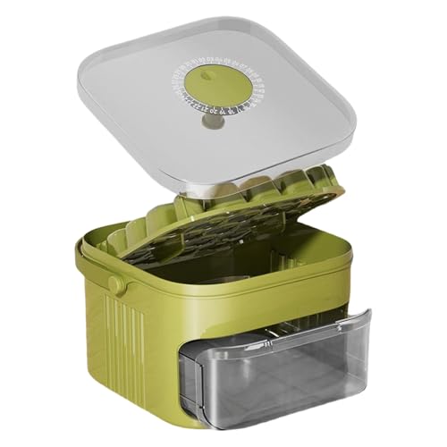 Eisblock-Maker, Eisblock-Tablett | Gefrierschrank-Eisbehälter mit abnehmbarem Deckel – tragbar mit Griff, einfache Freigabe ohne Touchscreen, Kühlwürfel-Hersteller von Générique