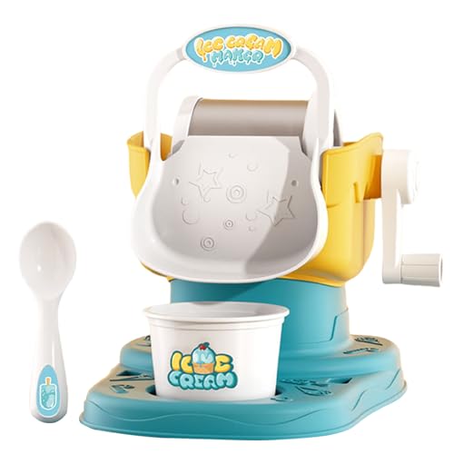 Eiscreme-Maschine – Fun Ice Cream Maker Kids, Ice Making Kit Kids | Lustiges Küchengerät, sofortige Ergebnisse Easy To Clean Manual Jogurt Maker für Desserts von Générique