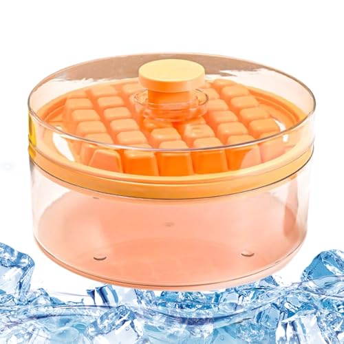 Eiswürfelform für Gefrierschrank – vielseitiger Eishersteller mit Behälter | Eiswürfelform mit abnehmbarem Deckel für eine Kaffee-Party zu Hause Eiswürfelform für Gefrierschrank – vielseitiger Eishersteller mit Behälter | Eiswürfelform mit abnehmbarem Deckel für eine Kaffee-Party zu Hause von Générique