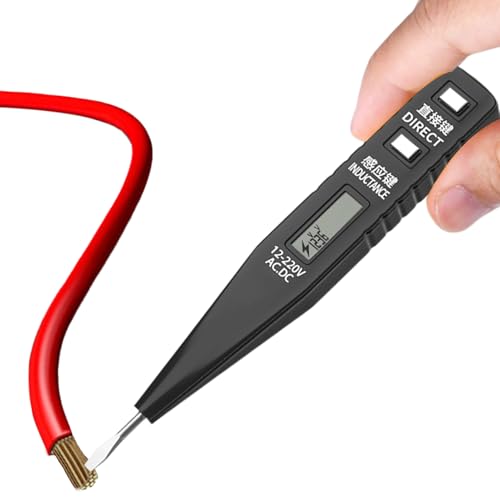 Elektrischer Tester – Manueller Live-Volumendetektor, 2 in 1 Multifunktionswerkzeug mit Voltsensor, Stromprüfer für Hausarbeiten | Hohes Drehmoment Werkzeug mit Anzeige Elektrischer Tester – Manueller Live-Volumendetektor, 2 in 1 Multifunktionswerkzeug mit Voltsensor, Stromprüfer für Hausarbeiten | Hohes Drehmoment Werkzeug mit Anzeige von Générique