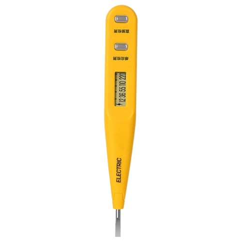Elektrischer Tester – Stromdetektor für Schraubendreher – Spannungsprüfer | Kompakter Elektro-Stift für automatische Reparatur, Steckdosentest, Erkennung von Stromkreisen Elektrischer Tester – Stromdetektor für Schraubendreher – Spannungsprüfer | Kompakter Elektro-Stift für automatische Reparatur, Steckdosentest, Erkennung von Stromkreisen von Générique