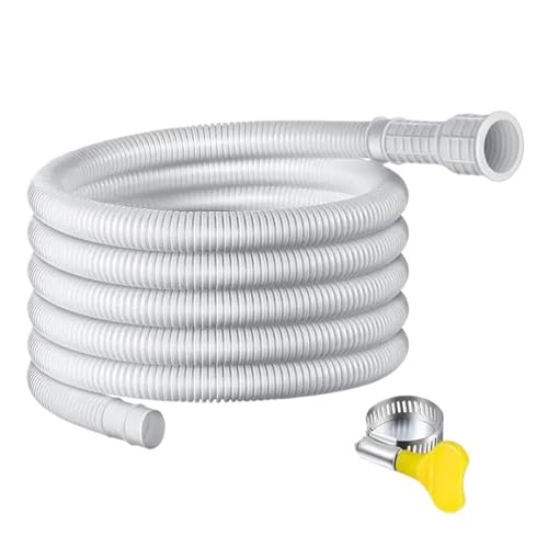 Entwässerungsschlauch für Luftentfeuchter, flexibler Entwässerungsschlauch, zuschneidbar, mit Verbindungsclip (3 Meter) von Générique