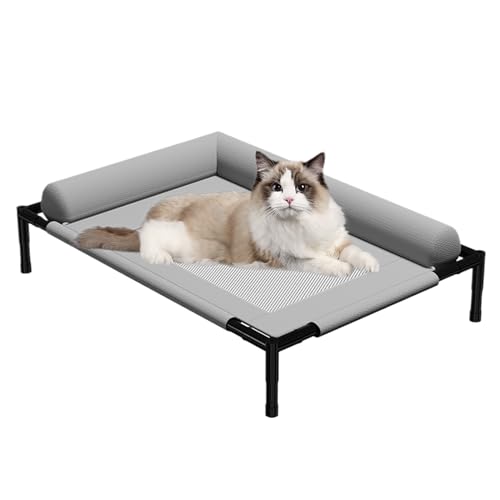 Erhöhtes Hundebett | kühlendes Hundebett atmungsaktiv für den Außenbereich | abnehmbarer Korb für Dodo Spiel Wohnzimmer Schlafzimmer Terrasse Haus Outdoor Welpe Katze Kaninchen Senior Erhöhtes Hundebett | kühlendes Hundebett atmungsaktiv für den Außenbereich | abnehmbarer Korb für Dodo Spiel Wohnzimmer Schlafzimmer Terrasse Haus Outdoor Welpe Katze Kaninchen Senior von Générique