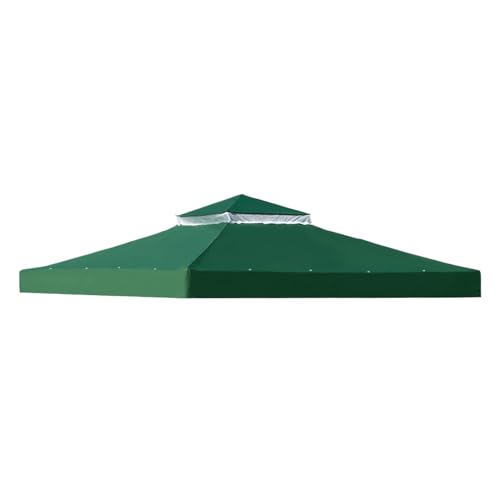 Ersatzabdeckung für den Pavillon – Ersatzabdeckung für Pavillon, 10 x 10 Pi | doppellagige Obelle, wasserdicht | tragbarer Terrassengrill, für den Außenbereich | 300D Polyester Drop-Terrassen-Gewebe von Générique